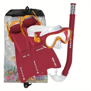 1 Scuba Diving Gear Set, Size XXS, Rubber Material, Suitable For Divers